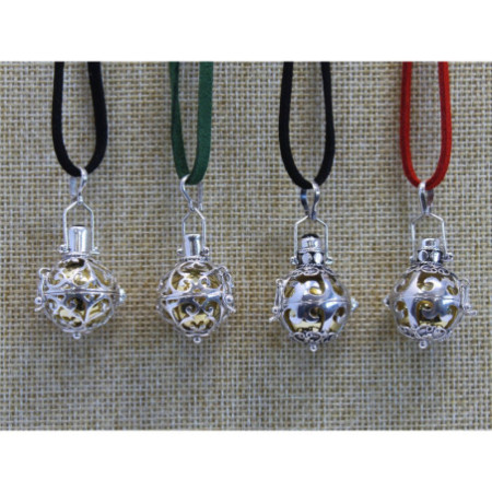 Cloche d'ange en argent - Romance - 18 mm