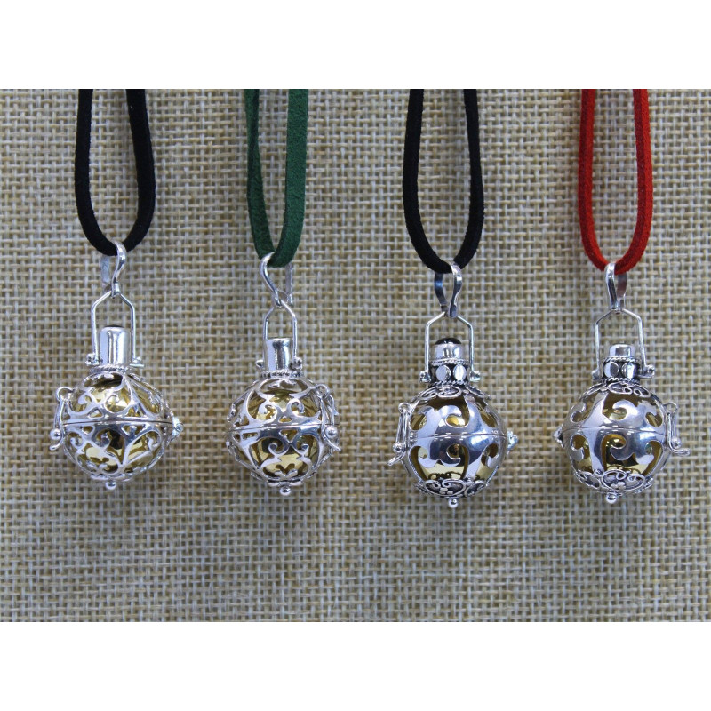 Cloche d'ange en argent - Romance - 18 mm
