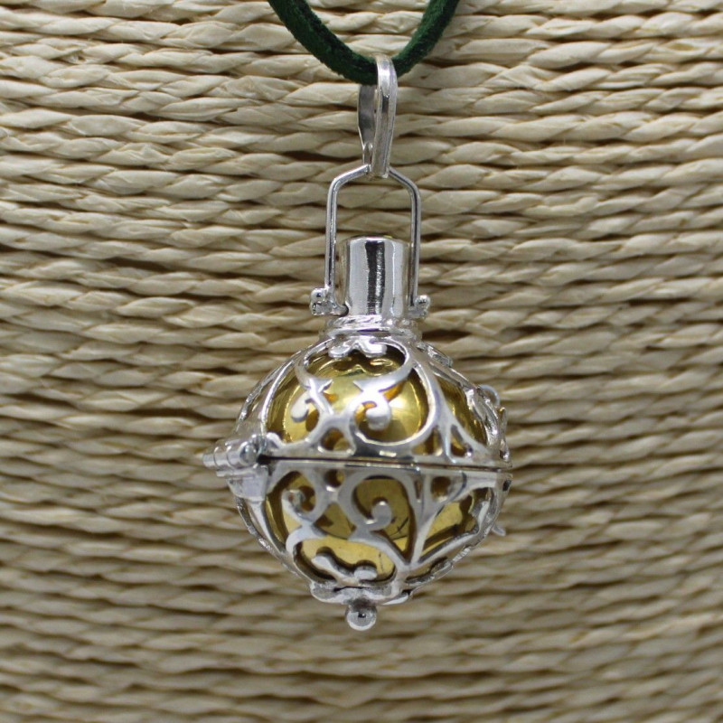 Cloche d'ange en argent - Guérison - 23 mm