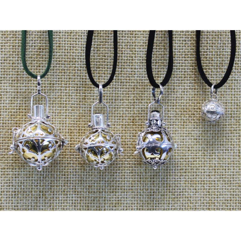 Cloche d'ange en argent - Guérison - 23 mm