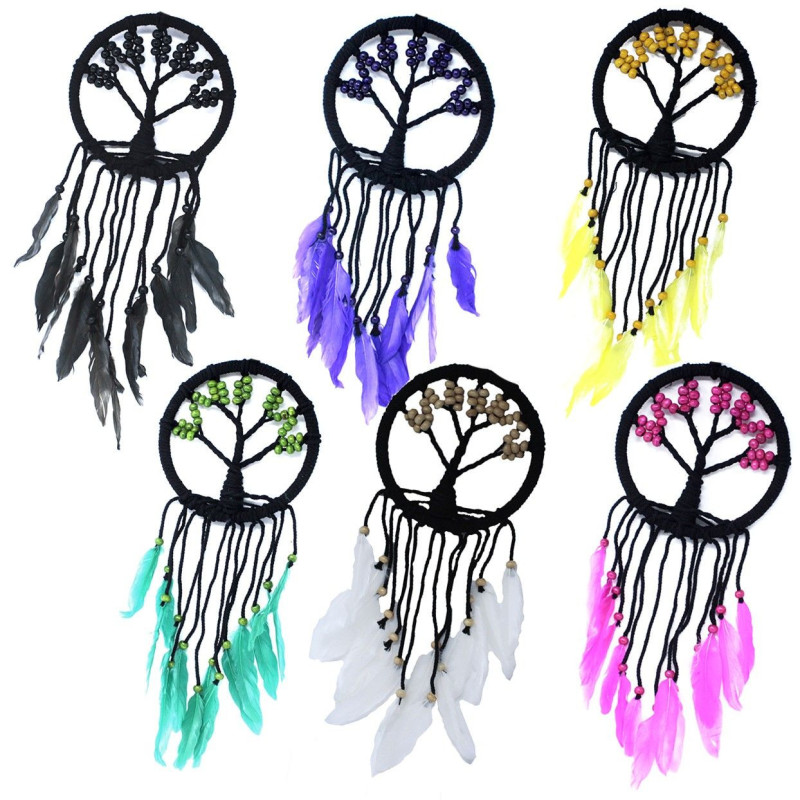 Attrape-rêves Arbre de Vie - 16 cm (assorti)