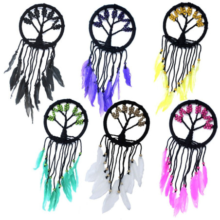 Attrape-rêves Arbre de Vie - 16 cm (assorti)