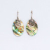 Boucles d'oreilles coquillage et argent - Tongs - Abalone