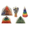 Pyramide Orgonite - Om Chakra - 70 mm