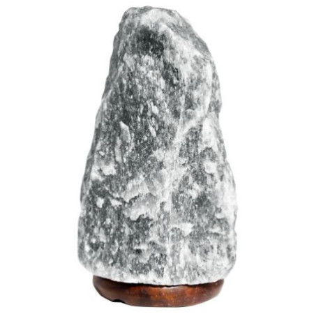 Lampe de sel naturelle grise de l'Himalaya - 3-5 kg