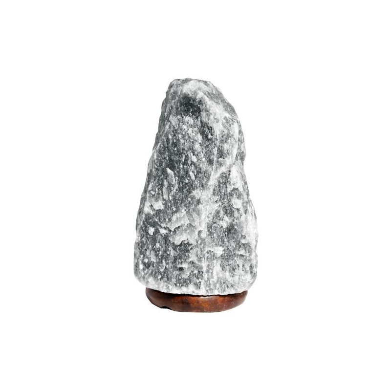 Lampe de sel naturelle grise de l'Himalaya - 3-5 kg