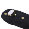 Rouleau de massage pour le visage en pierres précieuses - Quartz rose