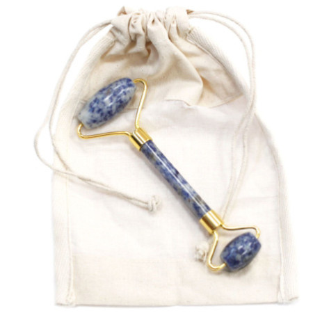 Rouleau de massage en pierres précieuses - Sodalite
