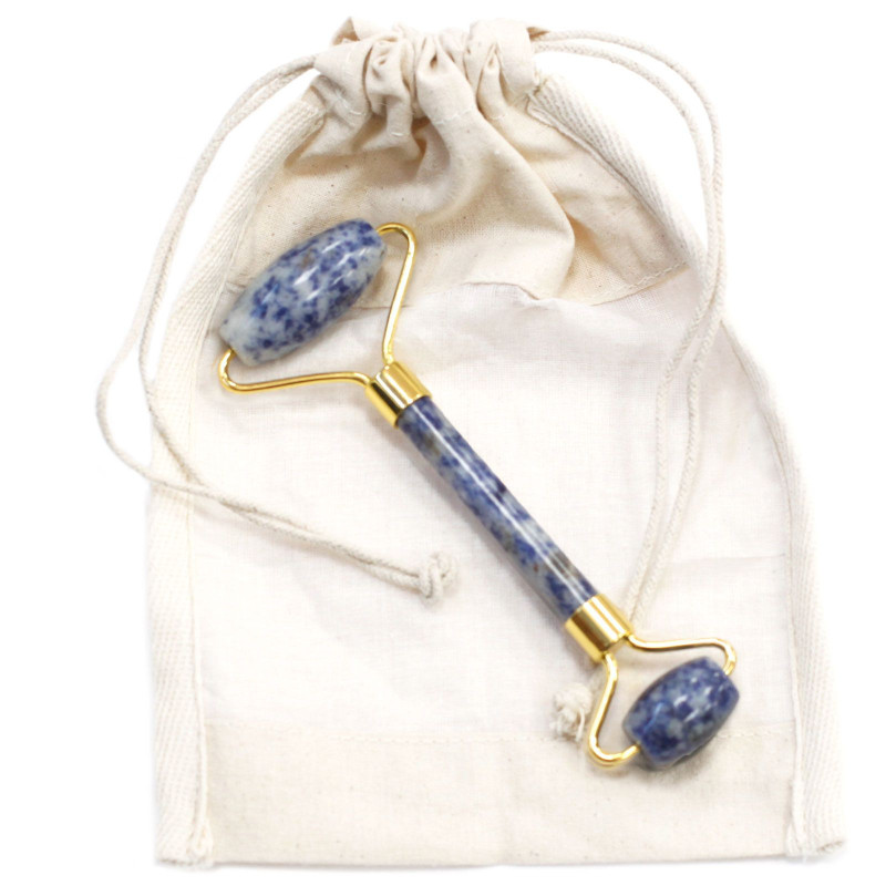 Rouleau de massage en pierres précieuses - Sodalite