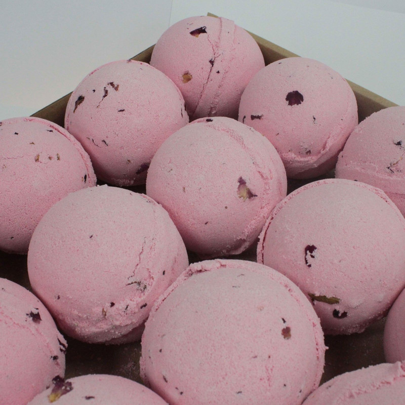 Bombe de bain Rose et Pétales - 180 g