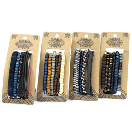 Ensembles de bracelets pour hommes - Moody & Blue (assorti)