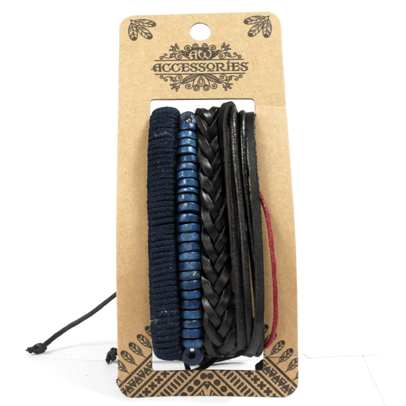 Ensembles de bracelets pour hommes - Moody & Blue (assorti)