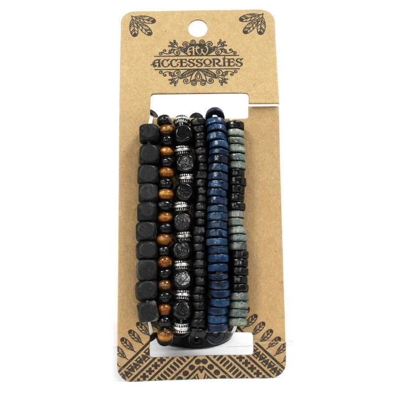 Ensembles de bracelets pour hommes - Moody & Blue (assorti)