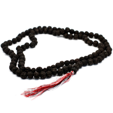 Mala 108 Rudraksha - Foncé