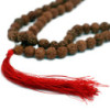 Mala 108 Rudraksha - Marron