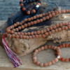 Mala 108 Rudraksha - Naturel