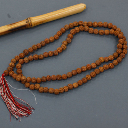 Mala 108 Rudraksha - Naturel