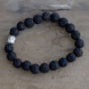Bracelet Mala Rudraksha Buddah - Foncé