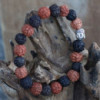 Rudraksha Buddah Bracelet Mala - Mélange