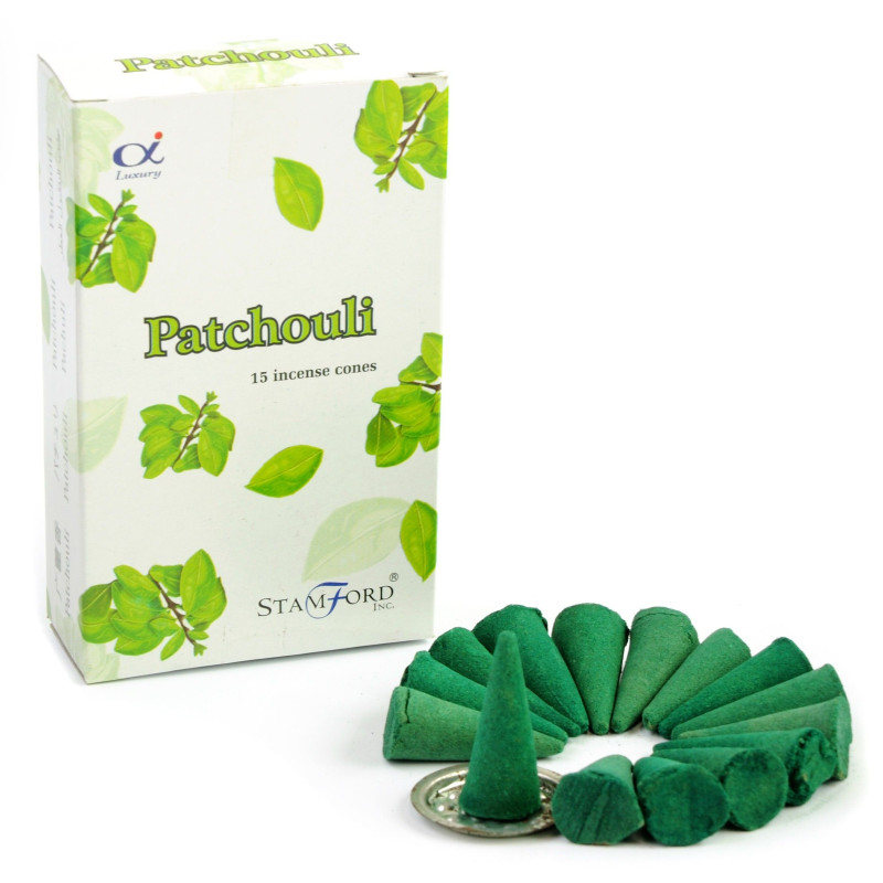 Cônes d'encens au patchouli
