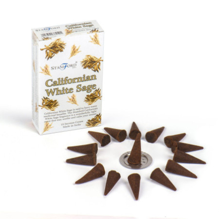 Cônes d'encens à la sauge blanche de Californie