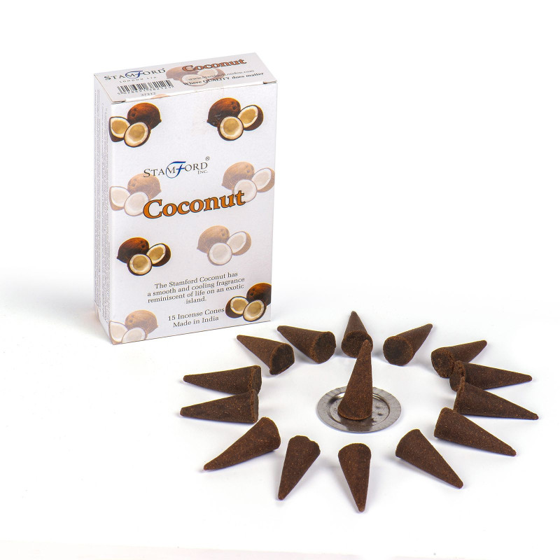 Cônes d'encens à la noix de coco