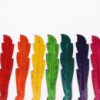 Cendrier couleur feuille 10" - Bois de manguier