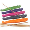 Cendrier couleur feuille 10" - Bois de manguier