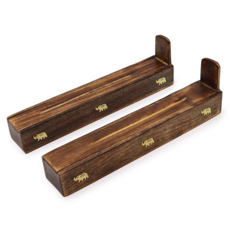 Coffret d'encens en bois de manguier - Assortiment