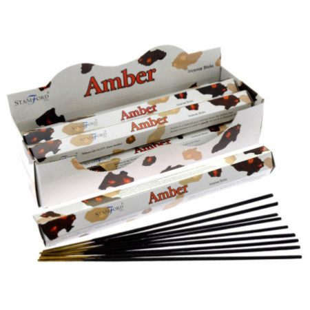 Bâtonnets d'encens Ambre Premium