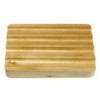 Porte-savon en bois Hemu - Ondulé