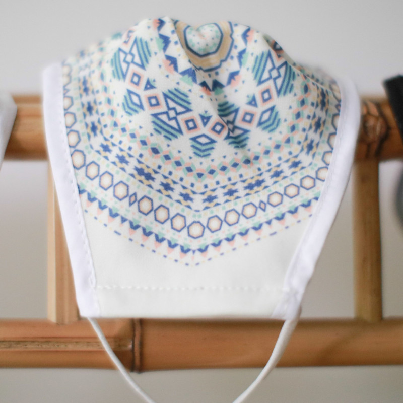 Masque réutilisable tendance et Motif tribal aztèque (adulte)