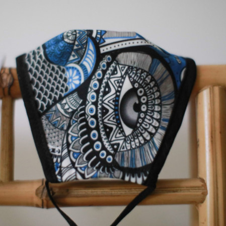 Masque réutilisable tendance - Hibou mystique (adulte)