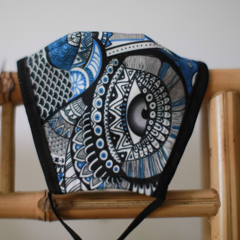 Masque réutilisable tendance - Hibou mystique (adulte)