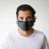 Masque réutilisable tendance - Élégance noire (adulte)