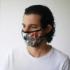 Masque réutilisable tendance et Calavera coloré (adulte)
