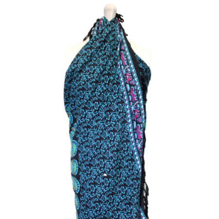 Sarong Mandela classique Peacock
