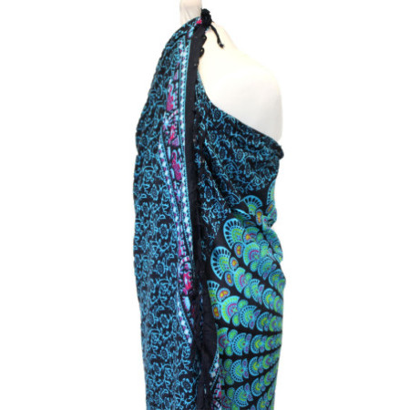 Sarong Mandela classique Peacock