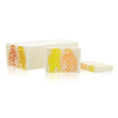 Savon artisanal - Orange & Gingembre - Tranche 115g environ