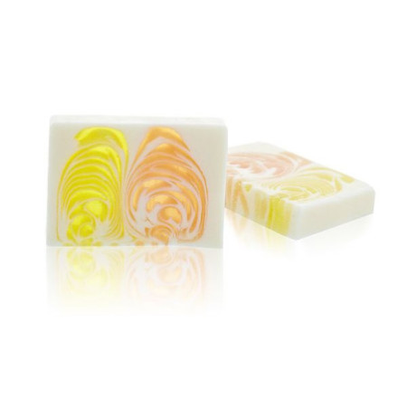 Savon artisanal - Orange & Gingembre - Tranche 115g environ
