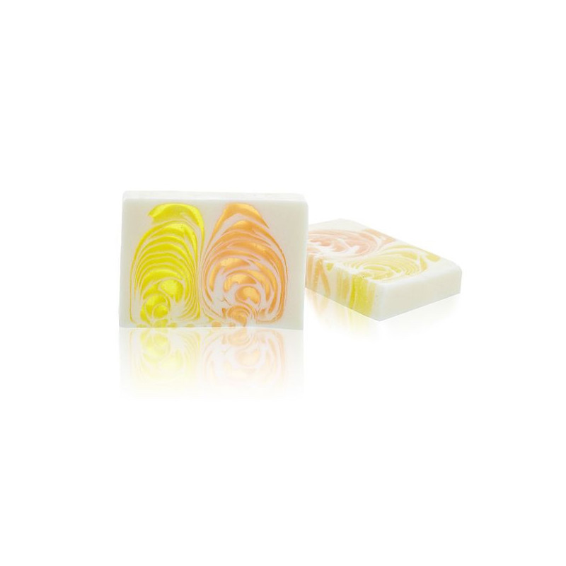 Savon artisanal - Orange & Gingembre - Tranche 115g environ