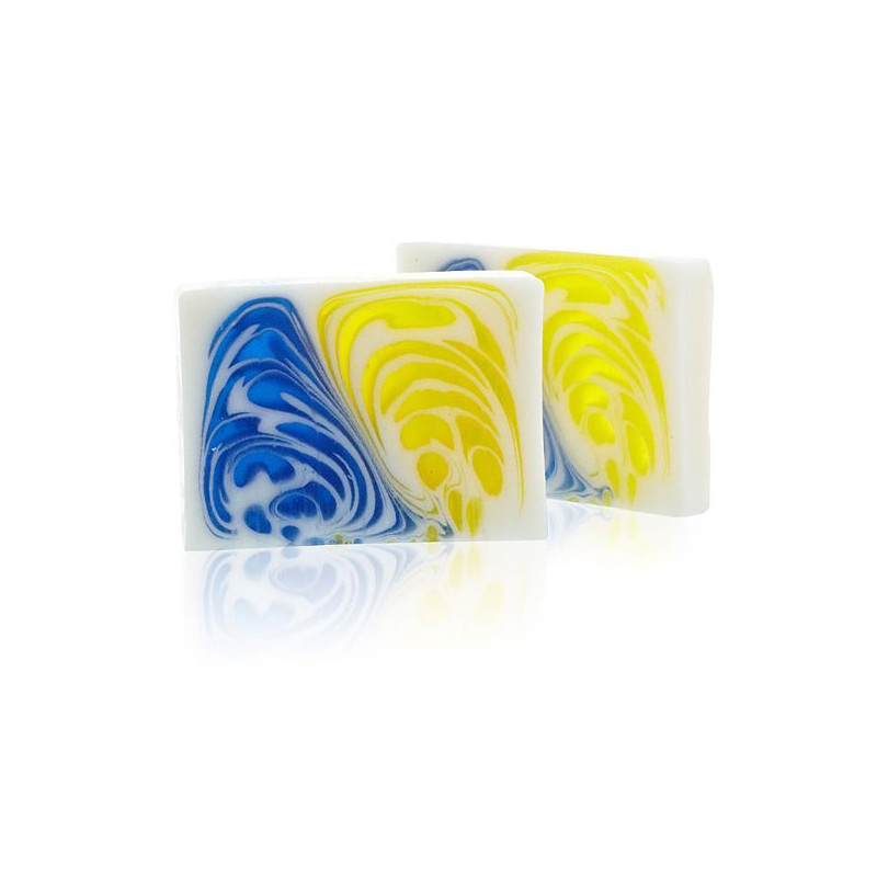 Savon artisanal - Jasmin et thé vert - Tranche 115g environ