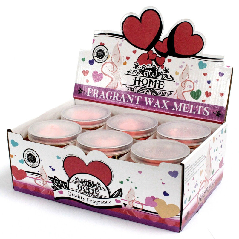 Pot de fondants à la cire de soja - Rose classique