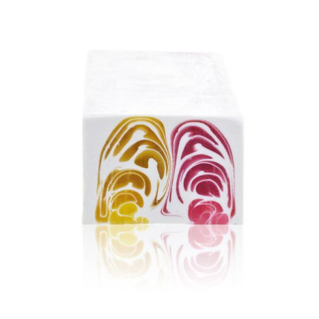 Savon artisanal - Orchidée - Tranche 115g environ