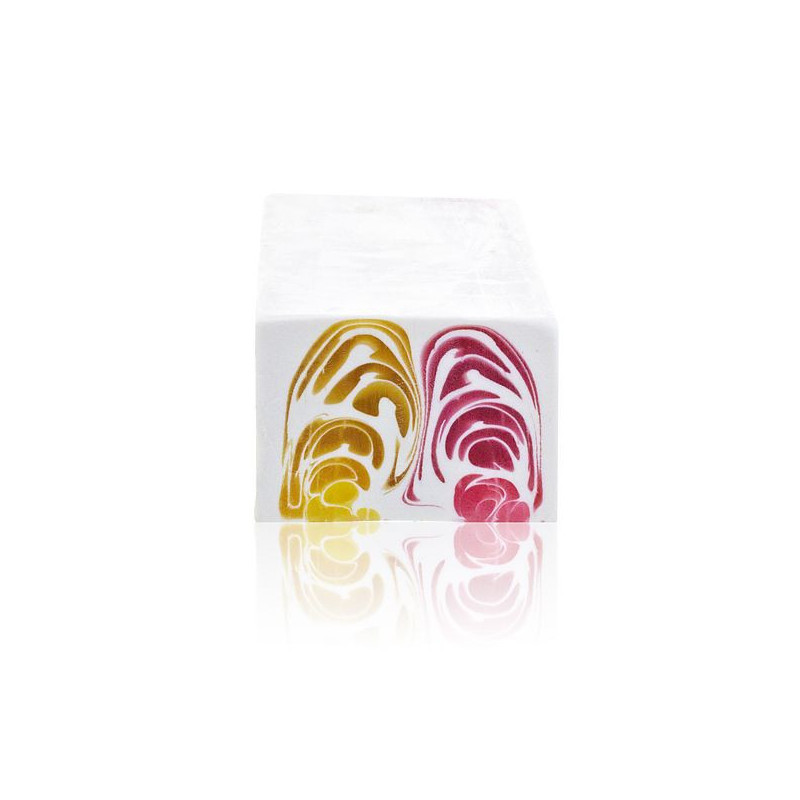 Savon artisanal - Orchidée - Tranche 115g environ