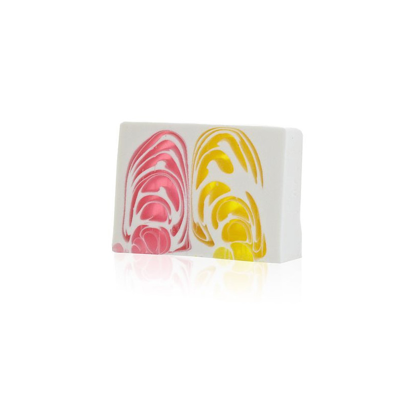 Savon artisanal - Orchidée - Tranche 115g environ
