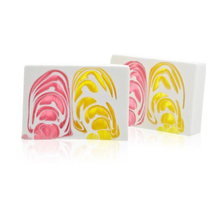 Savon artisanal - Orchidée - Tranche 115g environ