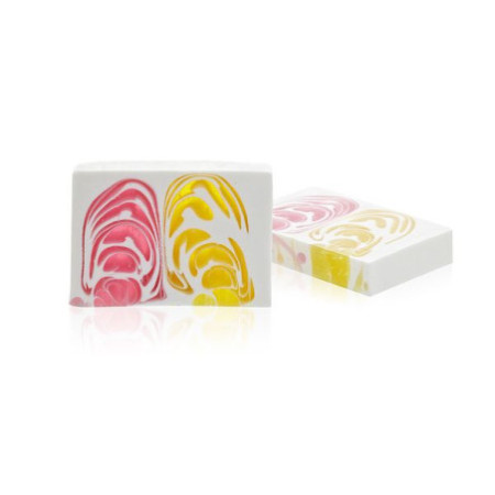 Savon artisanal - Orchidée - Tranche 115g environ