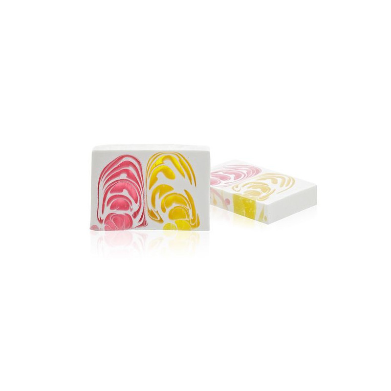 Savon artisanal - Orchidée - Tranche 115g environ