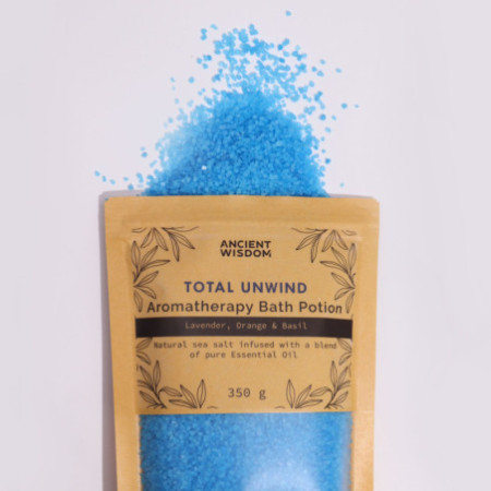 Potion de bain aromathérapeutique en sachet kraft 350 g - Total Unwind